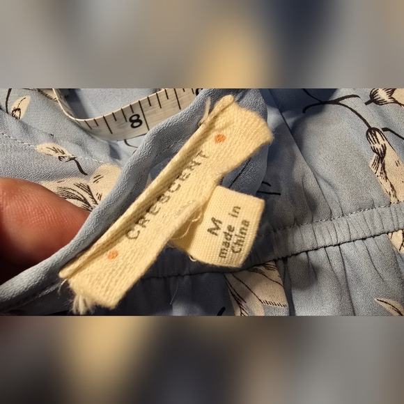 Floral Blue Romper Womens Size M - Picture 8 of 8